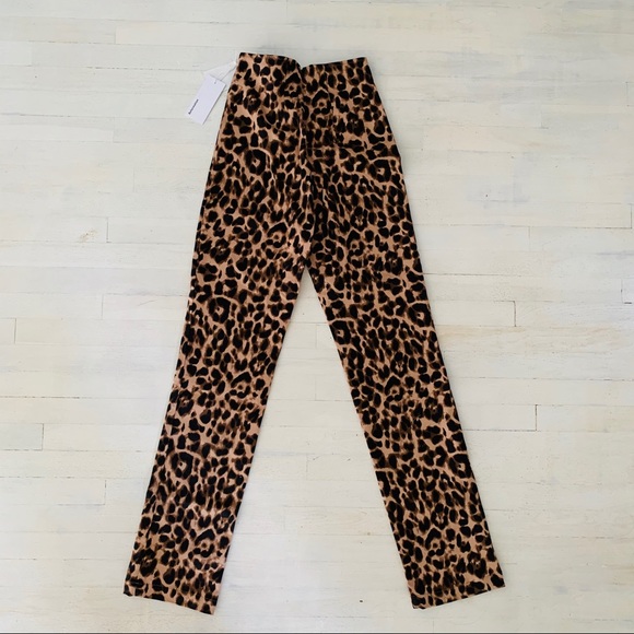 Reformation Sera Pant in Leopard - Picture 7 of 8